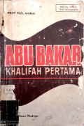 Abu Bakar Khalifah Pertama