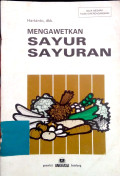 Mengawetkan sayur sayuran