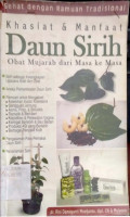 khasiat & manfaat daun sirih