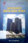 Geografi Kota dan Desa